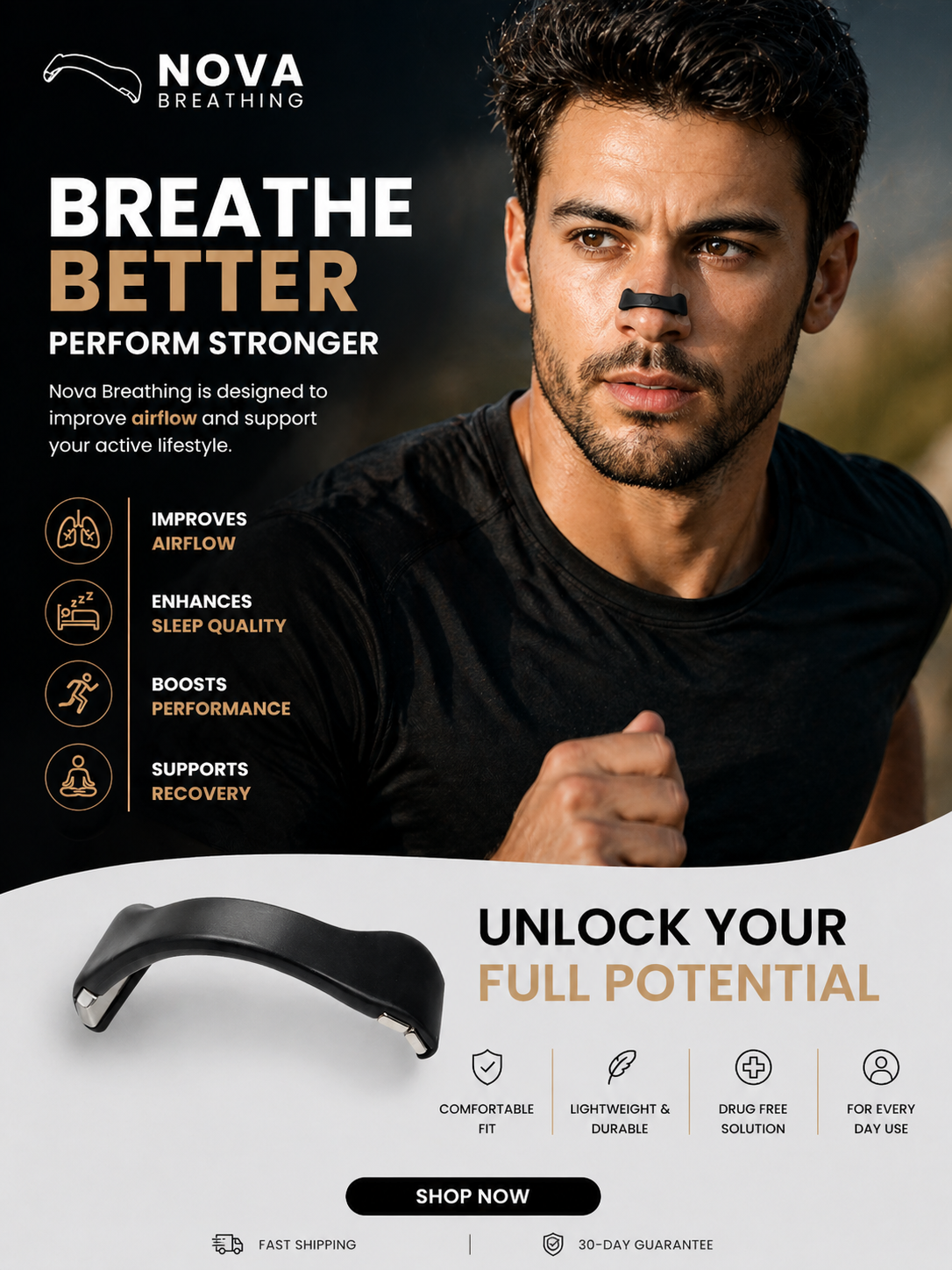 NovaBreathing™ Dilators & Sleep Bands